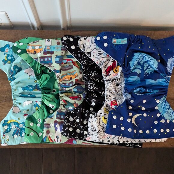 Alva baby diapers (set of 6) - Picture 2 of 3